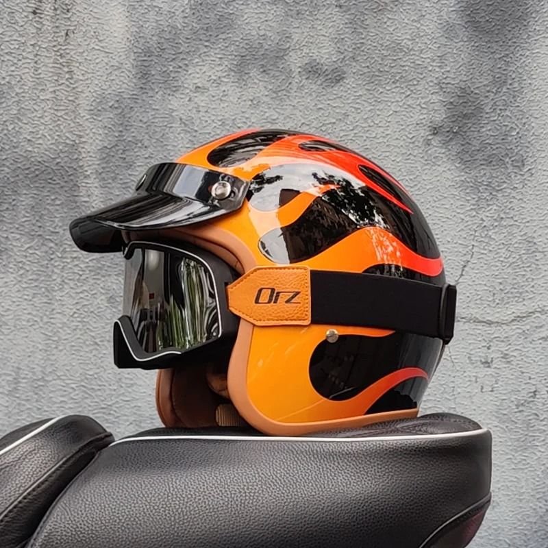Ember X — Retro motorcycle helmet by Vulcan Moto