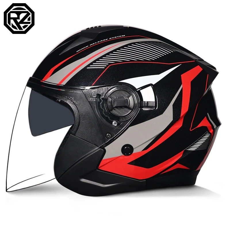 Helix — 3/4 open-face motorcycle helmet by Vulcan Moto