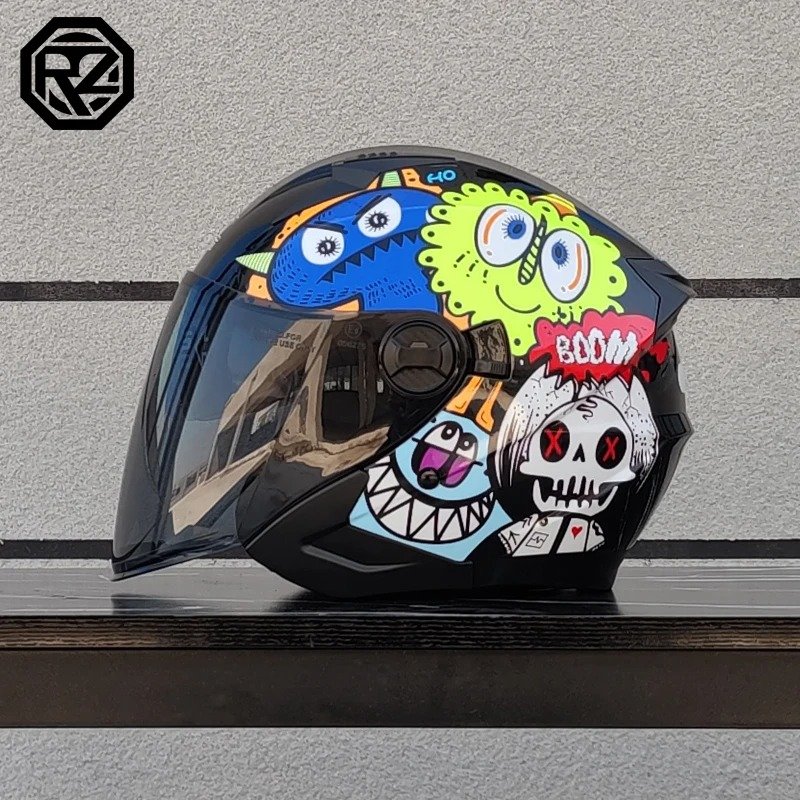 Photon — 3/4 open-face motorcycle helmet by Vulcan Moto